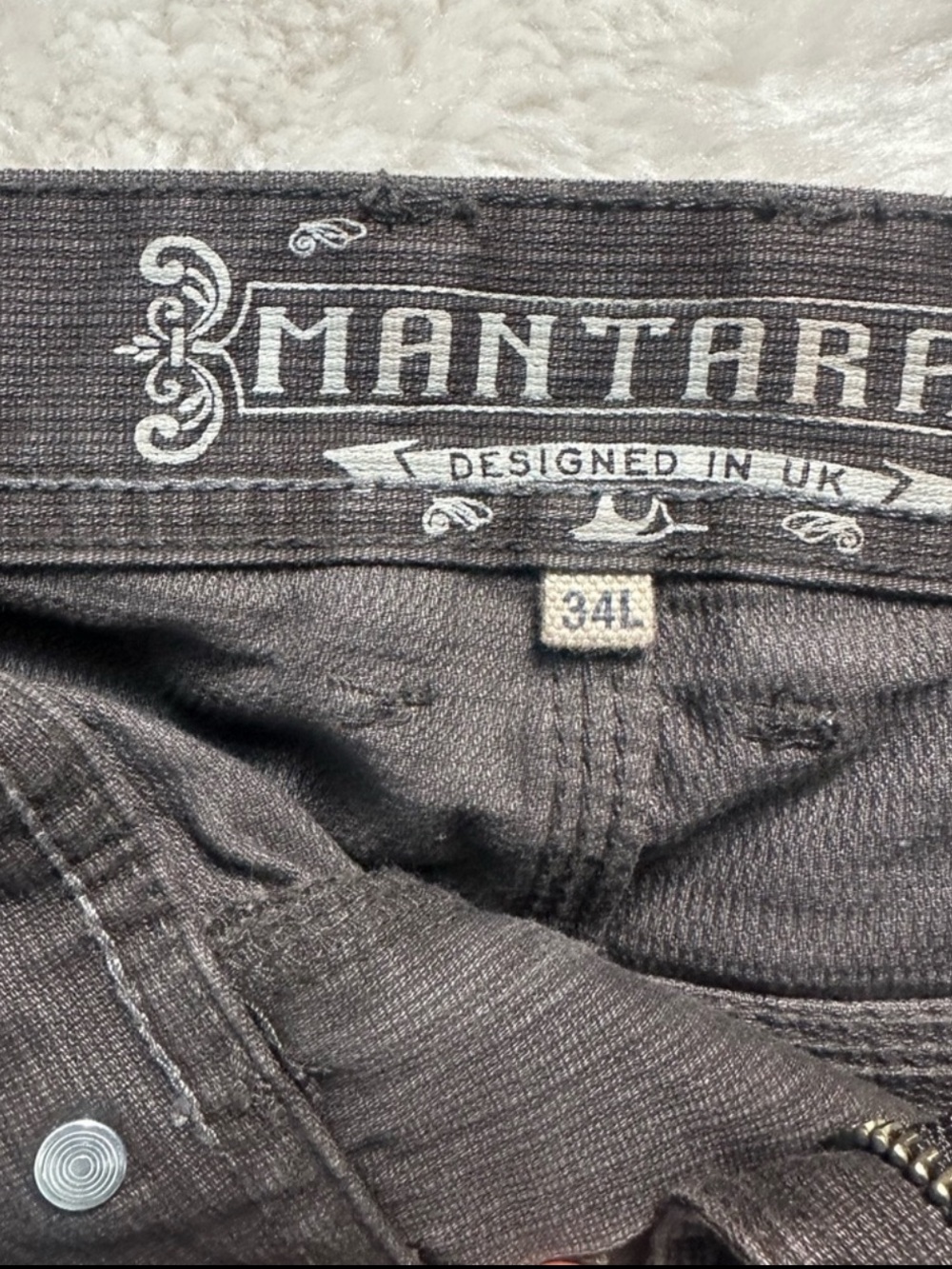 Mantaray Brown Straight-Leg Jeans - Picture 9 of 10